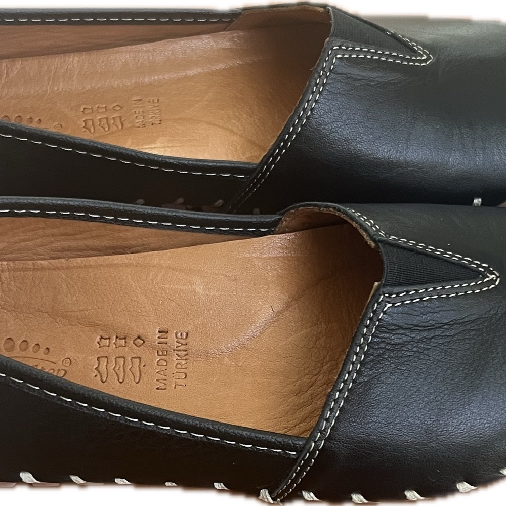 Spring Step Kathaleta Black Leather Loafers - Picture 4 of 11
